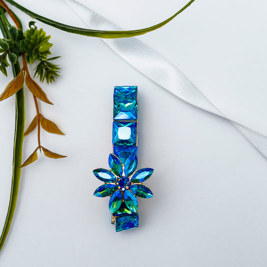 Blue Blossom Crystal Bracelet