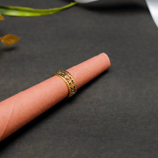 Boho Luxe Gold Tone Ring